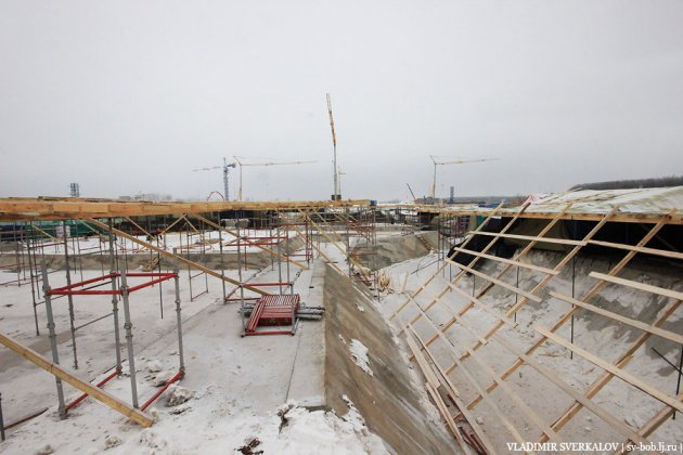 В Самаре началось возведение первого этажа стадиона к ЧМ-2018