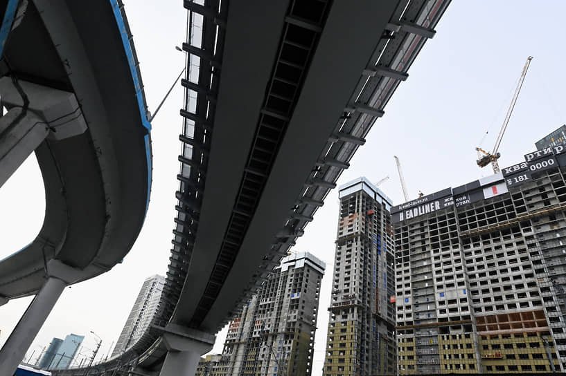 В огромную стройку Москвы превратился район «Большой Сити»