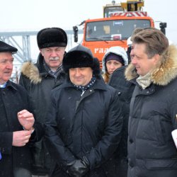 Глава Минтранса России проинспектировал строительство четвертого моста через Енисей в Красноярске