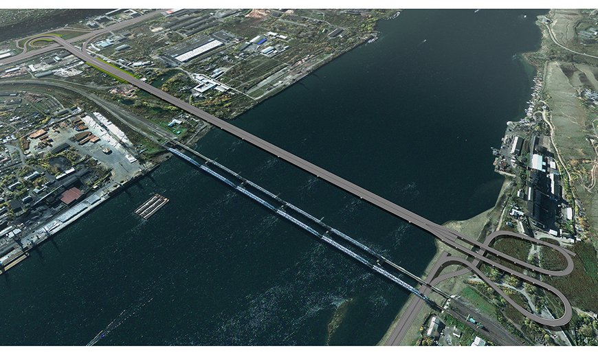 В Красноярске испытали на прочность четвертый автодорожный мост через Енисей