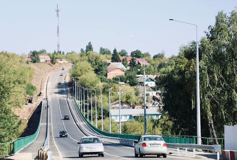 В Ельце открыто движение по Аргамаченскому мосту в Липецкой области