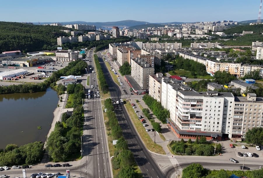 На объектах нацпроекта «Безопасные качественные дороги» в Мурманске завершены работы