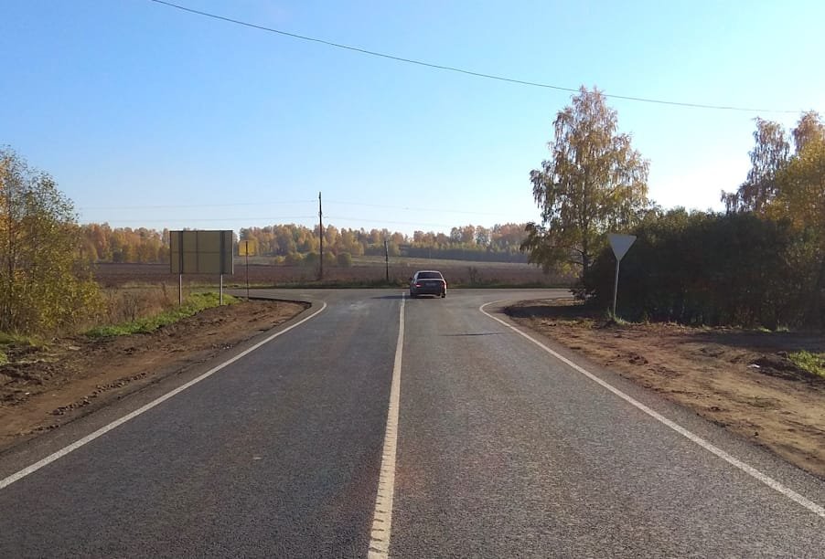Подъезд к селу Северное принят в эксплуатацию в Костромской области