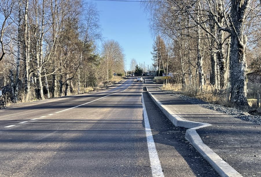 Отремонтирован подъезд к поселку Вяртсиля в Республике Карелия по нацпроекту