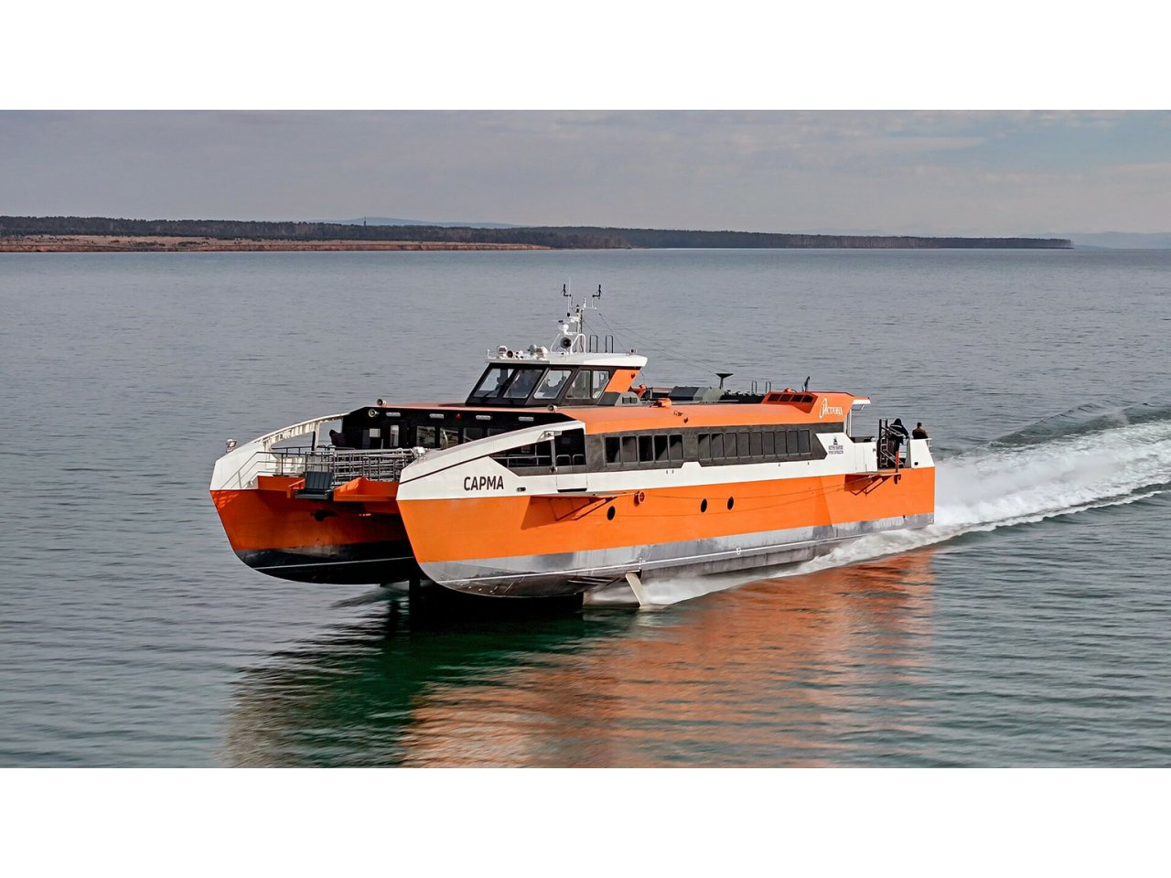 Катамараны «Сарма» и «Селенга» проекта HSC150B переданы заказчику