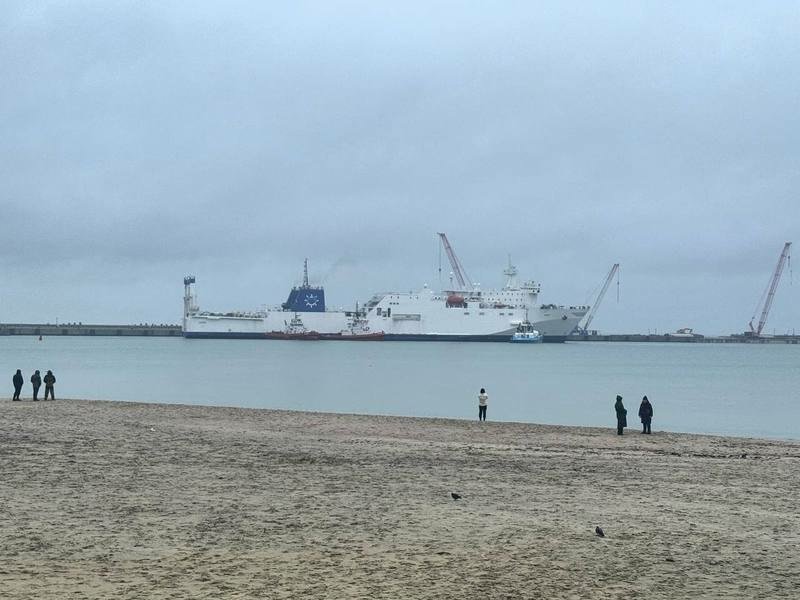 Открытие первой очереди нового портового терминала в Калининградской области