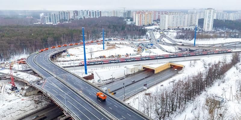 Об открытии дороги-связки между МСД и Варшавским шоссе сообщил Сергей Собянин