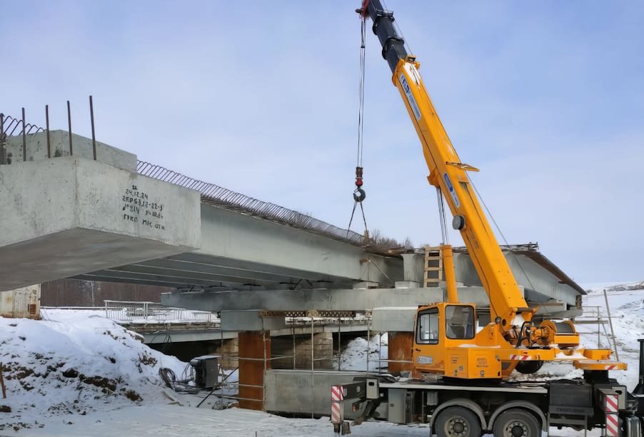 Реконструкцию моста через реку Немду Республики Марий Эл строители завершат в 2025 году