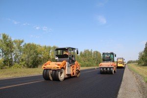Реконструируют участок дороги к СКИФу в наукограде Кольцово Новосибирской области