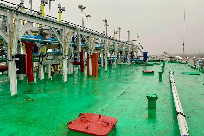 Завершено строительство плавучего нефтехранилища «Необетон-3»
