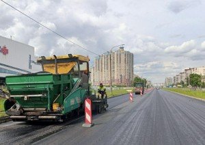 Российский проспект ремонтируют в Санкт‑Петербурге по национальному проекту