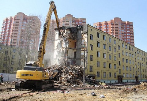 В первом полугодии 2018 года в Москве снесут последний ветхий пятиэтажный дом